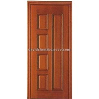 carved wooden skin door FO-015