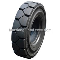 easy-locked forklift tyre