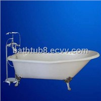 freestanding cast iron bathtub