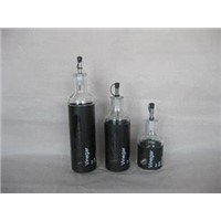 glass oil &amp;amp; vinegar bottle