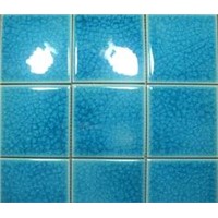 swimming pool crackle glazed ceramic mosaic