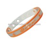 Embossed silicone bracelets for parties