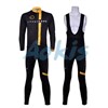 Quick-dry Men`s Long Bicycle Jersey With Lycra Bib Pants