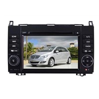 7 inch double din car DVD player with GPS for Mercedes B200