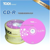 Blank CD-R with 700MB 80MIN 52X