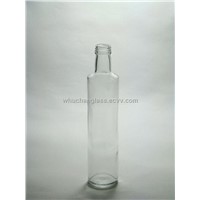 Clear Round Olive Oil Glass Bottle