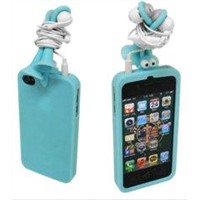 Colorful Silicon Rubber Iphone4 Protective Cases Screen Protector Cute Iphone 4 Cases