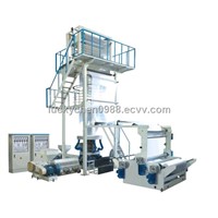 Double-layer Coextrusion Rotary Die-head Film Blowing Machine Set