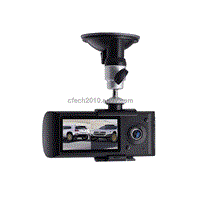HD Dual Camera Car DVR with GPS and 3D G-Sensor