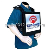 High Performance Ratio Backpack Ad Player