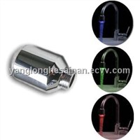 LD8009-A3 pure copper 3 RGB color temperature sensor purified led water kitchen faucet