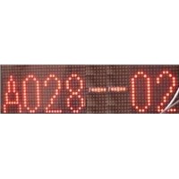 LED display board for queue machine