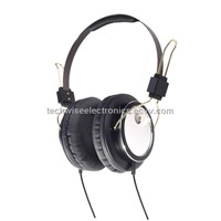 Metallic Headphone with microphone for computer