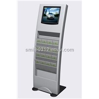 Multi-functional 17inch Newspaper Floor Stand ad player