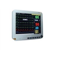 Portable Multiparameter Patient Monitor 15 Inch Medical Monitor with ECG, TEMP