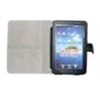 for Samsung Galaxy Tab/P1000 leather case with credit card slots