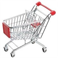 plastic Supermarket Shopping Trolleys /cart HBE-MN-4,140x100x120mm