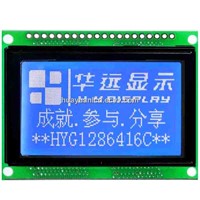 LCD module 128 x 64 dots LCD 1 module with T6963 controller, blue and 5.0V operating voltage