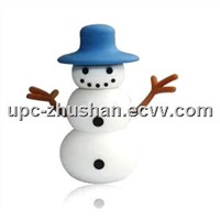 Hot Sale Gifts Snowman Shaped Christmas 4GB 8GB 16GB USB Flash Disk