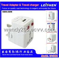 2012 Hot Travel Multi Plug With USB Using For More Than 150 Countries