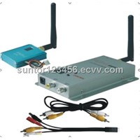 2.4G 1KM 12CH mini UAV wireless video audio transmitter and receiver equipment ST2410MW