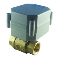 2 way mini  motorized control ball valve