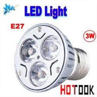 3W E27 LED Spotlight White spot Lamp 85~240V