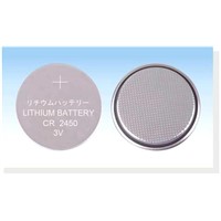 CR2450 button cell battery , coin cell , lithium battery
