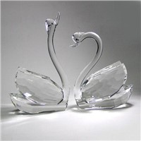 Crystal Swan Model-Wholesale Crystal Animal