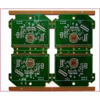 Double-sided PCB prototypes with FR4 Leadfree HASL from China PCB house