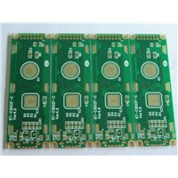 Double sided PCB with Immersion gold surface finishing for LED module