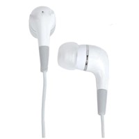 In-Ear Stereo Earphone with Microphone for iPhone 3G/3GS/4-White (3.5mm-Jack)