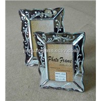 Mirrored photo frame with ecthing flower inside photo side 4X6&amp;quot;,5X7&amp;quot;6X8&amp;quot;