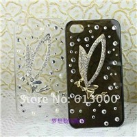 New Beautiful angel pattern rhinestone mobile phone back covers for iphone 4 4s 4g
