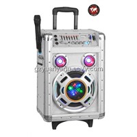 Outdoor USB Rechargeable Trolley Speaker with USB/SD