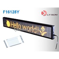 P7.62mm 16*128 dots Standard Display Screen,one line led message display