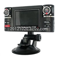 Remote Control Dual Lens Driving Recorder Dashboard Motion Detect Vehicle Black Box Car Camera