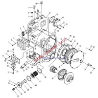SDLG Wheel Loader LG953 TRANSMISSION SYSTEM spare parts