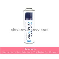 Super Hard Hair Spray Can with Lacquered