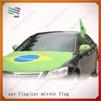 custom decorative spain car hood cover flags