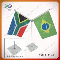 custom mini promotional table desk flags