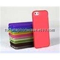 mobile phone case for iphone 5 Ultra Thin16 colors for choose TPU
