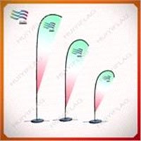 outdoor custom promotional beach feather flags
