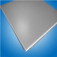 perforated acoustic metal ceiling tile
