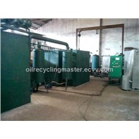waste engine oil motor oil recycling plant,lub oil regeneration,diesel distillation unit
