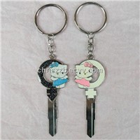 couple key chain key blanks