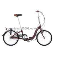 20&amp;quot; Inner 3speed light aluminium folding bike/SA033