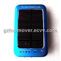 2600mAh Solar Mobile Charger with Flashlight