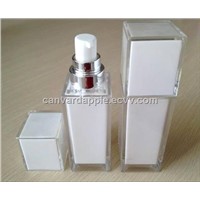 50ml Acrylic PMMA emulsion bottle,elegant body white bottle