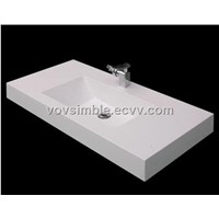 Acrylic solid surface wash basin